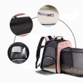 Hight Quality Expandable Dog Airplane Carrier Backpack Custom Logo Pet Carrier Travel Bag Pet Treat Bag